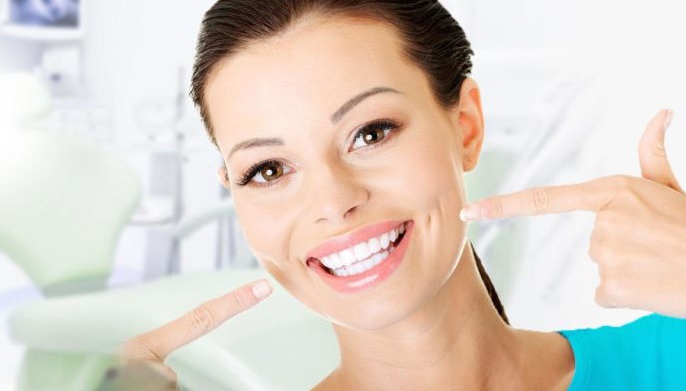 Patient smiling after smile makeover in Glebe, near Sydney CBD - NSW.
